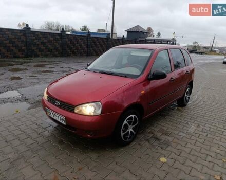 Красный ВАЗ 1117 Калина, объемом двигателя 1.6 л и пробегом 260 тыс. км за 1650 $, фото 1 на Automoto.ua