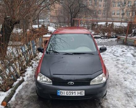 Красный ВАЗ 1117 Калина, объемом двигателя 1.6 л и пробегом 187 тыс. км за 1900 $, фото 1 на Automoto.ua