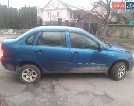 Синий ВАЗ 1117 Калина, объемом двигателя 1.6 л и пробегом 290 тыс. км за 1000 $, фото 2 на Automoto.ua