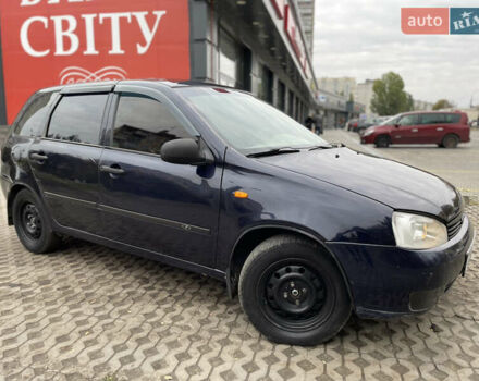 Синий ВАЗ 1117 Калина, объемом двигателя 1.39 л и пробегом 78 тыс. км за 2100 $, фото 1 на Automoto.ua