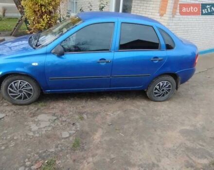 Синий ВАЗ 1117 Калина, объемом двигателя 1.6 л и пробегом 235 тыс. км за 2200 $, фото 1 на Automoto.ua