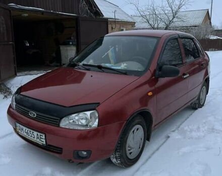 Красный ВАЗ 1118, объемом двигателя 1.6 л и пробегом 168 тыс. км за 3500 $, фото 1 на Automoto.ua