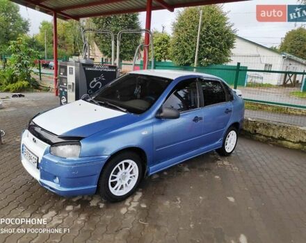 Синий ВАЗ 1118, объемом двигателя 1.6 л и пробегом 165 тыс. км за 2000 $, фото 1 на Automoto.ua