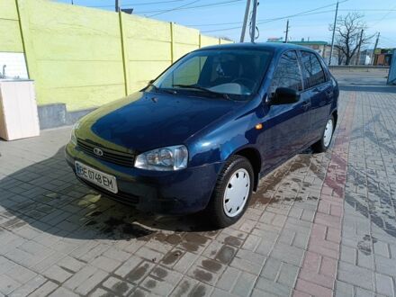 Синий ВАЗ 1118, объемом двигателя 1.6 л и пробегом 106 тыс. км за 2900 $, фото 1 на Automoto.ua