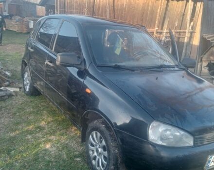Чорний ВАЗ 1119 Калина, об'ємом двигуна 1.6 л та пробігом 165 тис. км за 1650 $, фото 1 на Automoto.ua