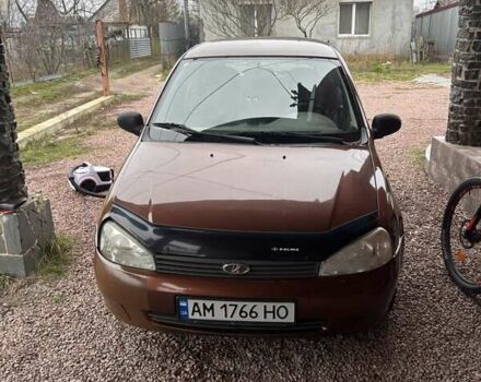 Коричневый ВАЗ 1119 Калина, объемом двигателя 1.6 л и пробегом 165 тыс. км за 1750 $, фото 3 на Automoto.ua