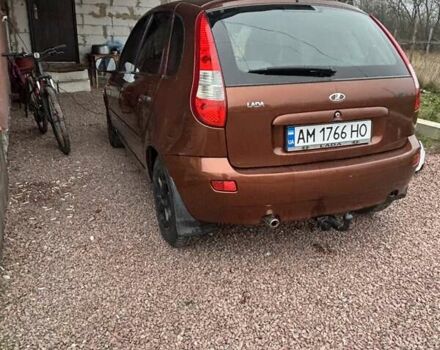 Коричневый ВАЗ 1119 Калина, объемом двигателя 1.6 л и пробегом 165 тыс. км за 1750 $, фото 1 на Automoto.ua