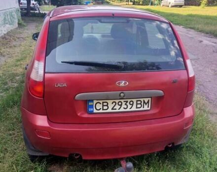 Красный ВАЗ 1119 Калина, объемом двигателя 1.6 л и пробегом 270 тыс. км за 1700 $, фото 2 на Automoto.ua