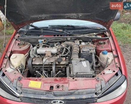 Красный ВАЗ 1119 Калина, объемом двигателя 1.6 л и пробегом 160 тыс. км за 1700 $, фото 8 на Automoto.ua