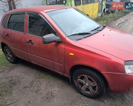 Красный ВАЗ 1119 Калина, объемом двигателя 1.6 л и пробегом 160 тыс. км за 1700 $, фото 1 на Automoto.ua