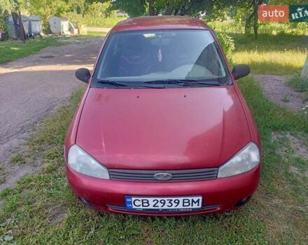 Красный ВАЗ 1119 Калина, объемом двигателя 1.6 л и пробегом 270 тыс. км за 1700 $, фото 3 на Automoto.ua