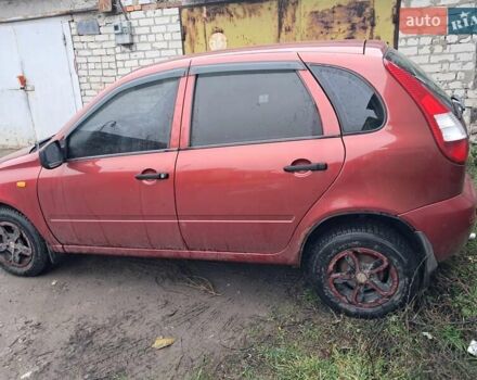 Красный ВАЗ 1119 Калина, объемом двигателя 1.6 л и пробегом 160 тыс. км за 1700 $, фото 5 на Automoto.ua