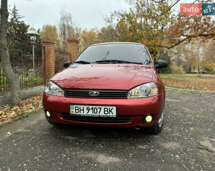 Красный ВАЗ 1119 Калина, объемом двигателя 1.6 л и пробегом 24 тыс. км за 4200 $, фото 1 на Automoto.ua