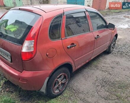 Красный ВАЗ 1119 Калина, объемом двигателя 1.6 л и пробегом 160 тыс. км за 1700 $, фото 3 на Automoto.ua