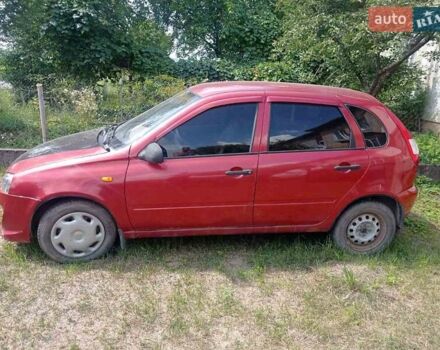 Красный ВАЗ 1119 Калина, объемом двигателя 1.6 л и пробегом 167 тыс. км за 2000 $, фото 4 на Automoto.ua