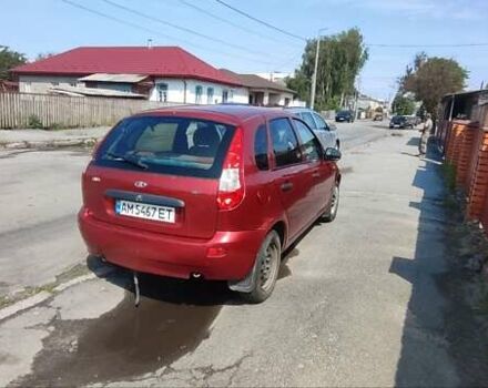 Красный ВАЗ 1119 Калина, объемом двигателя 1.6 л и пробегом 288 тыс. км за 1350 $, фото 3 на Automoto.ua