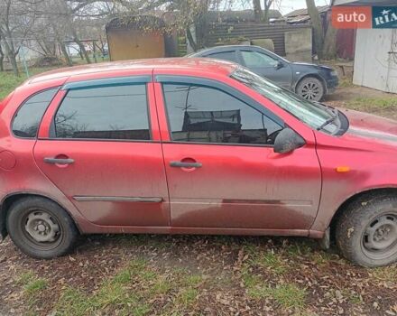 Красный ВАЗ 1119 Калина, объемом двигателя 1.6 л и пробегом 153 тыс. км за 2200 $, фото 2 на Automoto.ua
