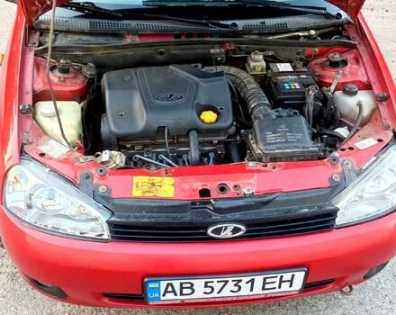 Красный ВАЗ 1119 Калина, объемом двигателя 1.6 л и пробегом 248 тыс. км за 3130 $, фото 4 на Automoto.ua