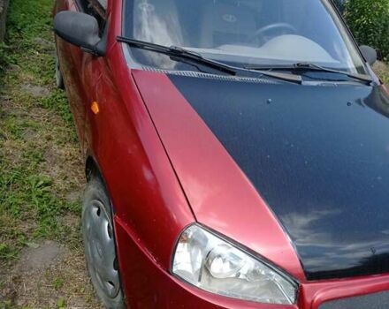 Красный ВАЗ 1119 Калина, объемом двигателя 1.6 л и пробегом 167 тыс. км за 2000 $, фото 7 на Automoto.ua