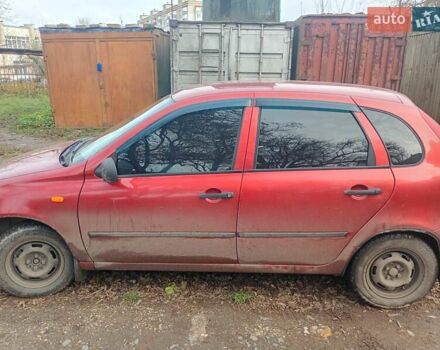 Красный ВАЗ 1119 Калина, объемом двигателя 1.6 л и пробегом 153 тыс. км за 2200 $, фото 1 на Automoto.ua