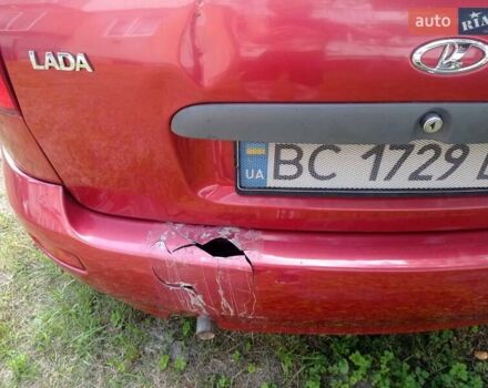 Красный ВАЗ 1119 Калина, объемом двигателя 1.6 л и пробегом 167 тыс. км за 2000 $, фото 6 на Automoto.ua