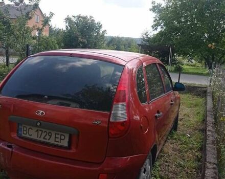 Красный ВАЗ 1119 Калина, объемом двигателя 1.6 л и пробегом 167 тыс. км за 2000 $, фото 3 на Automoto.ua