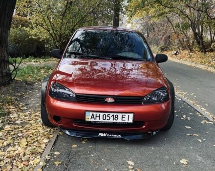 Красный ВАЗ 1119 Калина, объемом двигателя 1.4 л и пробегом 170 тыс. км за 1700 $, фото 1 на Automoto.ua