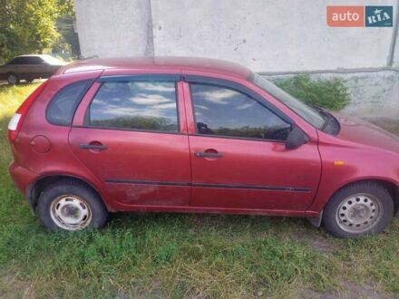 Красный ВАЗ 1119 Калина, объемом двигателя 1.6 л и пробегом 270 тыс. км за 1700 $, фото 1 на Automoto.ua