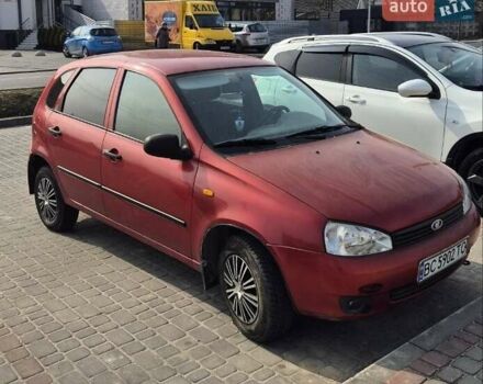 Красный ВАЗ 1119 Калина, объемом двигателя 1.6 л и пробегом 184 тыс. км за 2300 $, фото 1 на Automoto.ua