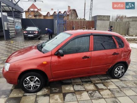 Красный ВАЗ 1119 Калина, объемом двигателя 1.6 л и пробегом 89 тыс. км за 1300 $, фото 1 на Automoto.ua