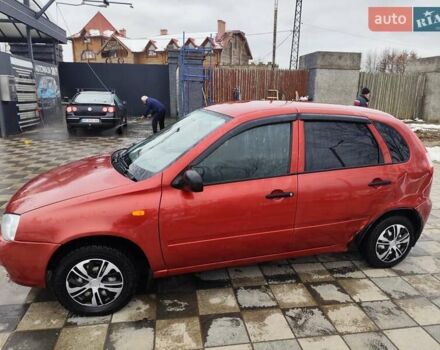 Красный ВАЗ 1119 Калина, объемом двигателя 1.6 л и пробегом 89 тыс. км за 1300 $, фото 1 на Automoto.ua