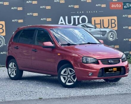 Красный ВАЗ 1119 Калина, объемом двигателя 1.6 л и пробегом 135 тыс. км за 3500 $, фото 1 на Automoto.ua
