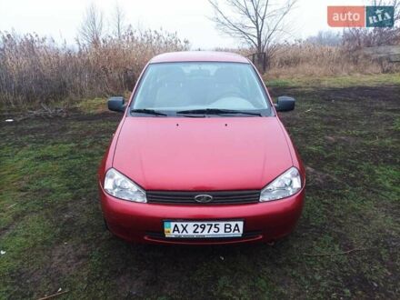 Красный ВАЗ 1119 Калина, объемом двигателя 1.4 л и пробегом 160 тыс. км за 1800 $, фото 1 на Automoto.ua