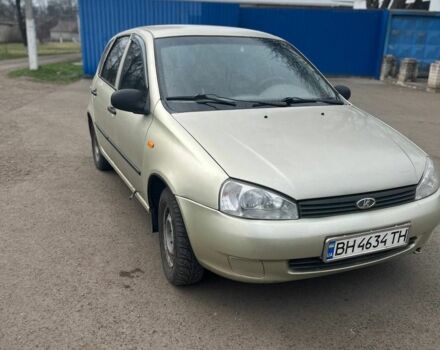 Желтый ВАЗ 1119 Калина, объемом двигателя 1.6 л и пробегом 196 тыс. км за 1800 $, фото 1 на Automoto.ua