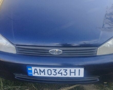 Синий ВАЗ 1119 Калина, объемом двигателя 1.6 л и пробегом 98 тыс. км за 1550 $, фото 5 на Automoto.ua