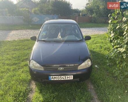 Синий ВАЗ 1119 Калина, объемом двигателя 1.6 л и пробегом 130 тыс. км за 1700 $, фото 7 на Automoto.ua