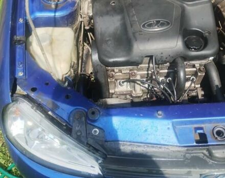 Синий ВАЗ 1119 Калина, объемом двигателя 1.6 л и пробегом 128 тыс. км за 2000 $, фото 1 на Automoto.ua