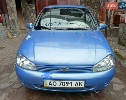 Синий ВАЗ 1119 Калина, объемом двигателя 1.6 л и пробегом 194 тыс. км за 2100 $, фото 3 на Automoto.ua