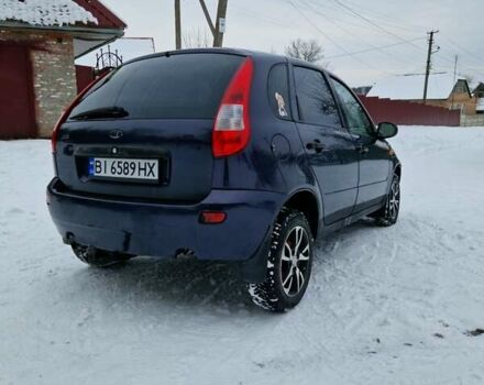 Синій ВАЗ 1119 Калина, об'ємом двигуна 1.6 л та пробігом 241 тис. км за 1600 $, фото 3 на Automoto.ua