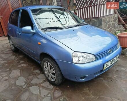 Синий ВАЗ 1119 Калина, объемом двигателя 1.6 л и пробегом 194 тыс. км за 2100 $, фото 1 на Automoto.ua