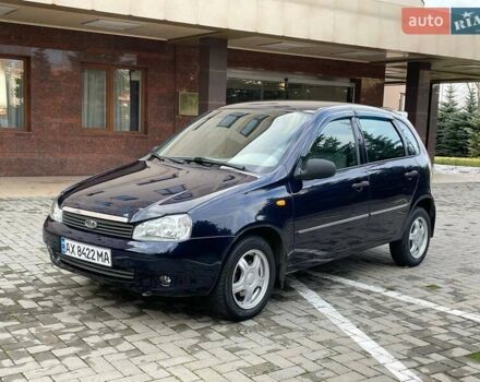 Синий ВАЗ 1119 Калина, объемом двигателя 1.39 л и пробегом 103 тыс. км за 2800 $, фото 2 на Automoto.ua