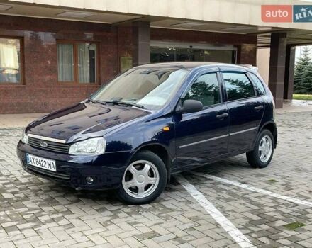 Синий ВАЗ 1119 Калина, объемом двигателя 1.39 л и пробегом 103 тыс. км за 2800 $, фото 3 на Automoto.ua