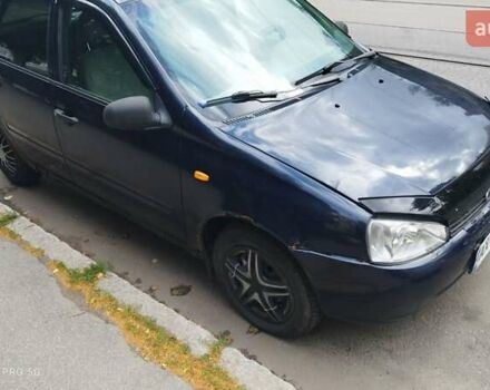 Синий ВАЗ 1119 Калина, объемом двигателя 1.4 л и пробегом 197 тыс. км за 1000 $, фото 1 на Automoto.ua