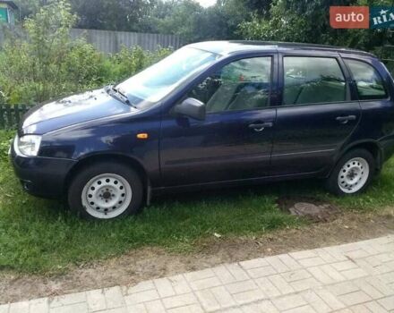 Синий ВАЗ 1119 Калина, объемом двигателя 1.6 л и пробегом 115 тыс. км за 3500 $, фото 2 на Automoto.ua