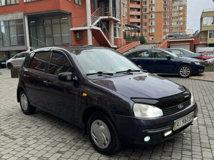 Синий ВАЗ 1119 Калина, объемом двигателя 1.6 л и пробегом 176 тыс. км за 1900 $, фото 1 на Automoto.ua