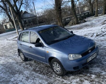 Синий ВАЗ 1119 Калина, объемом двигателя 1.6 л и пробегом 163 тыс. км за 1700 $, фото 1 на Automoto.ua