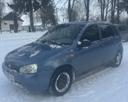 Синий ВАЗ 1119 Калина, объемом двигателя 1.6 л и пробегом 250 тыс. км за 2200 $, фото 1 на Automoto.ua