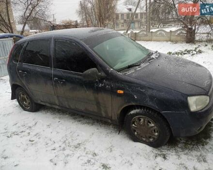 Синий ВАЗ 1119 Калина, объемом двигателя 1.6 л и пробегом 130 тыс. км за 2500 $, фото 1 на Automoto.ua