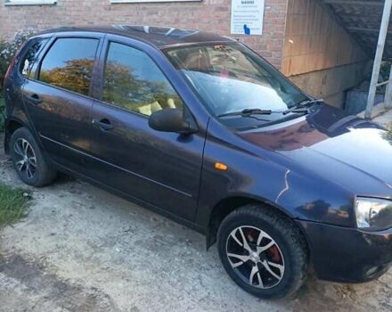 Синий ВАЗ 1119 Калина, объемом двигателя 1.6 л и пробегом 280 тыс. км за 1600 $, фото 1 на Automoto.ua