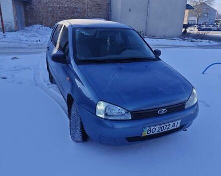 Синий ВАЗ 1119 Калина, объемом двигателя 1.6 л и пробегом 249 тыс. км за 1700 $, фото 1 на Automoto.ua